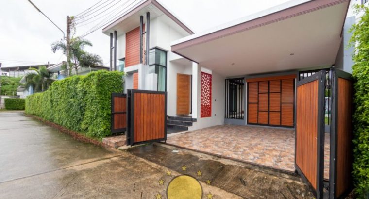 Spacious 3 Bedrooms & 2 Bathrooms 90sqw Single Modern House for Rent – Phuket Town